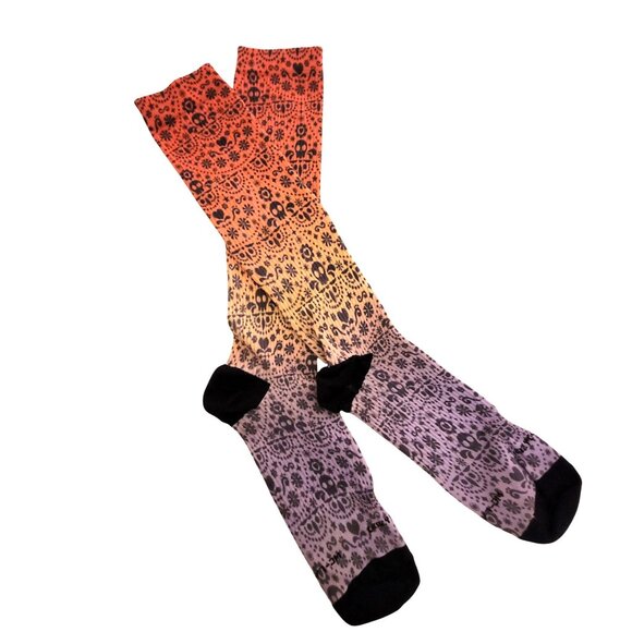 CRAZY COMPRESSION Seasonal Knee-high Socks Set of 3 Holidays L/XL Wide USA - Picture 5 of 10